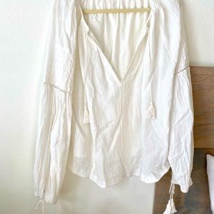 Doen linen peasant blouse